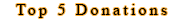 Top Donations